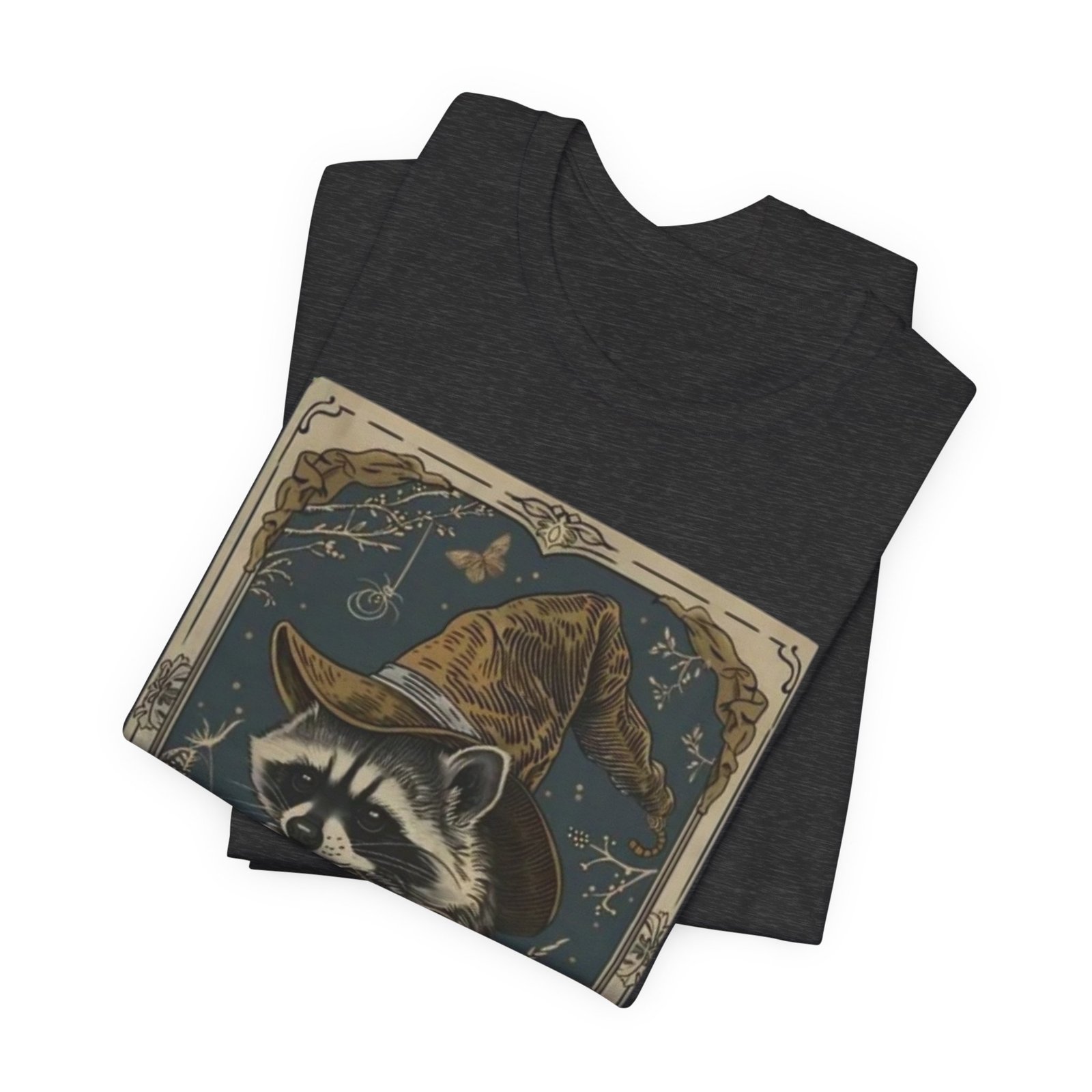 Magician Raccoon Illustration T-Shirt | Tarot Style Mystic Animal Tee - Image 15