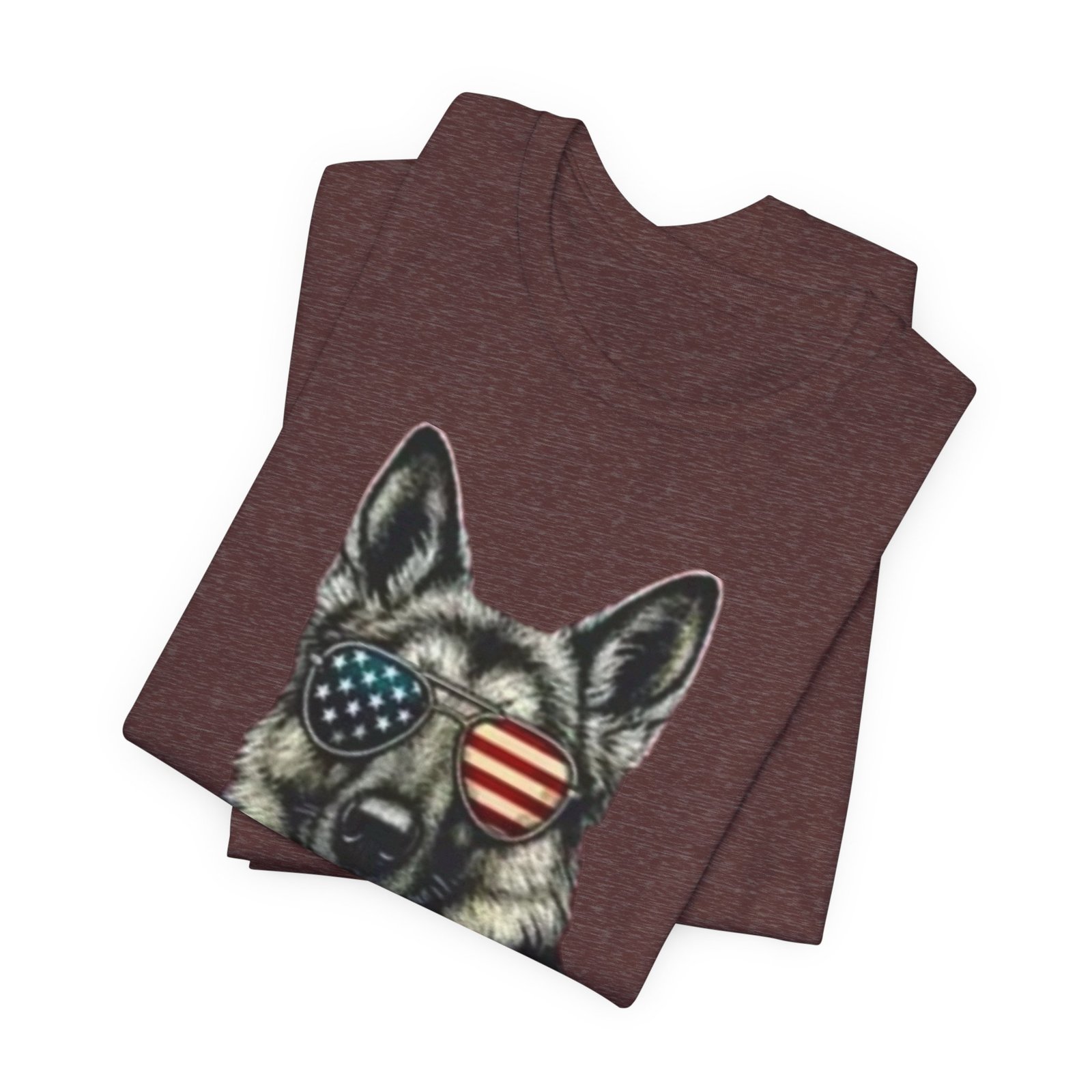 German Shepherd, American Flag Sunglasses German Shepherd T-Shirt - Image 31