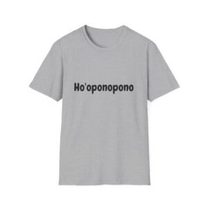 Ho'oponopono Unisex Softstyle T-Shirt, Motivational Tee, Mindfulness Apparel, Gift for Spiritual Growth, Meditation Shirt, Casual Wear