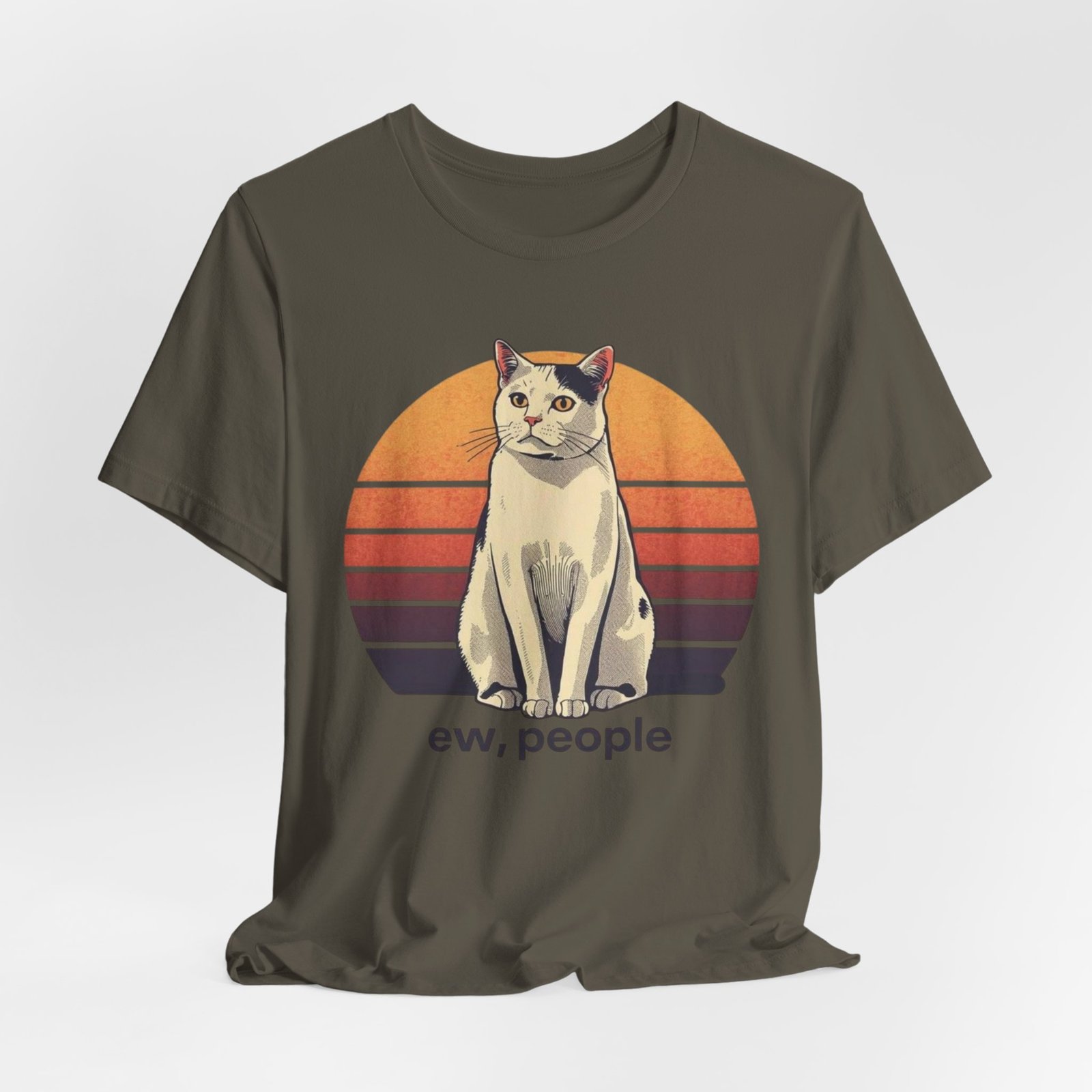 Ewe people Tee, funny cat tee, funny introvert shirt - Image 28