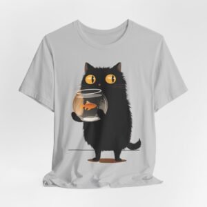 Cute Cat Graphic Tee, Unique Cat Lover Shirt, Animal Lover Gift, Fun Gift for Pet Owners, Casual Everyday Wear