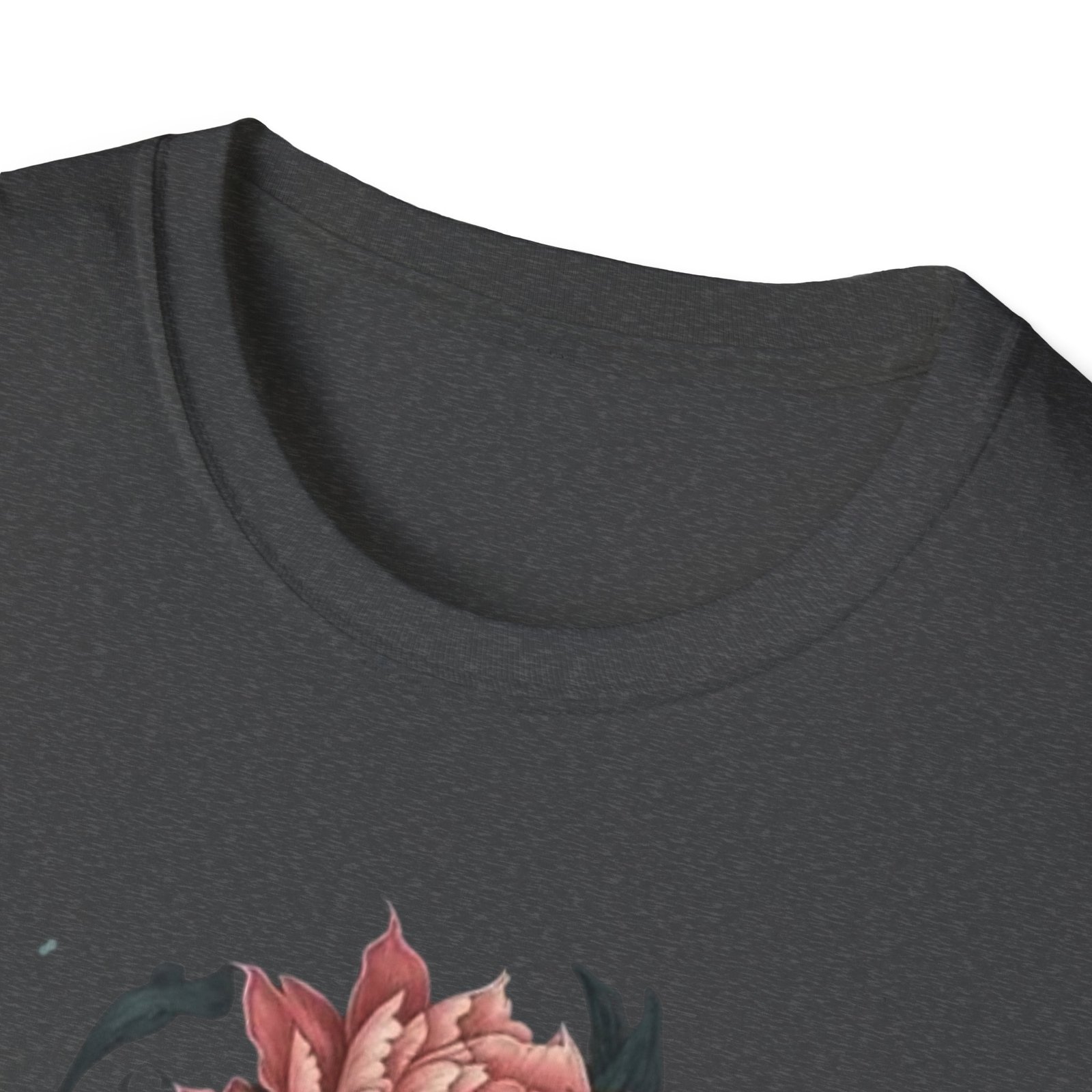 Dragon Head with Peonies T-Shirt | Floral Japanese Tattoo Inspired - Image 15