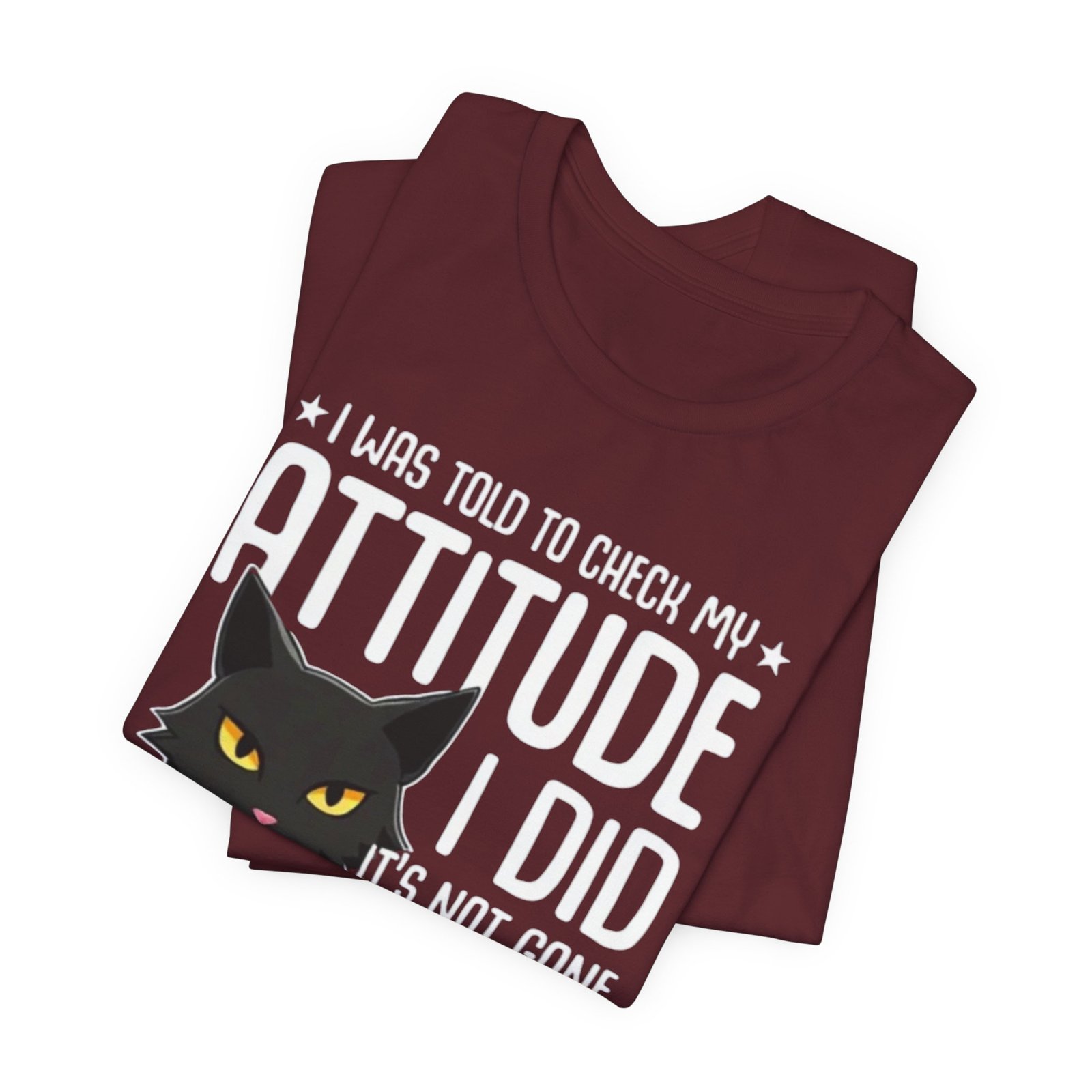 Sassy Black Cat Attitude T-Shirt | Funny Cat Tee, Graphic Kitty Quote - Image 39