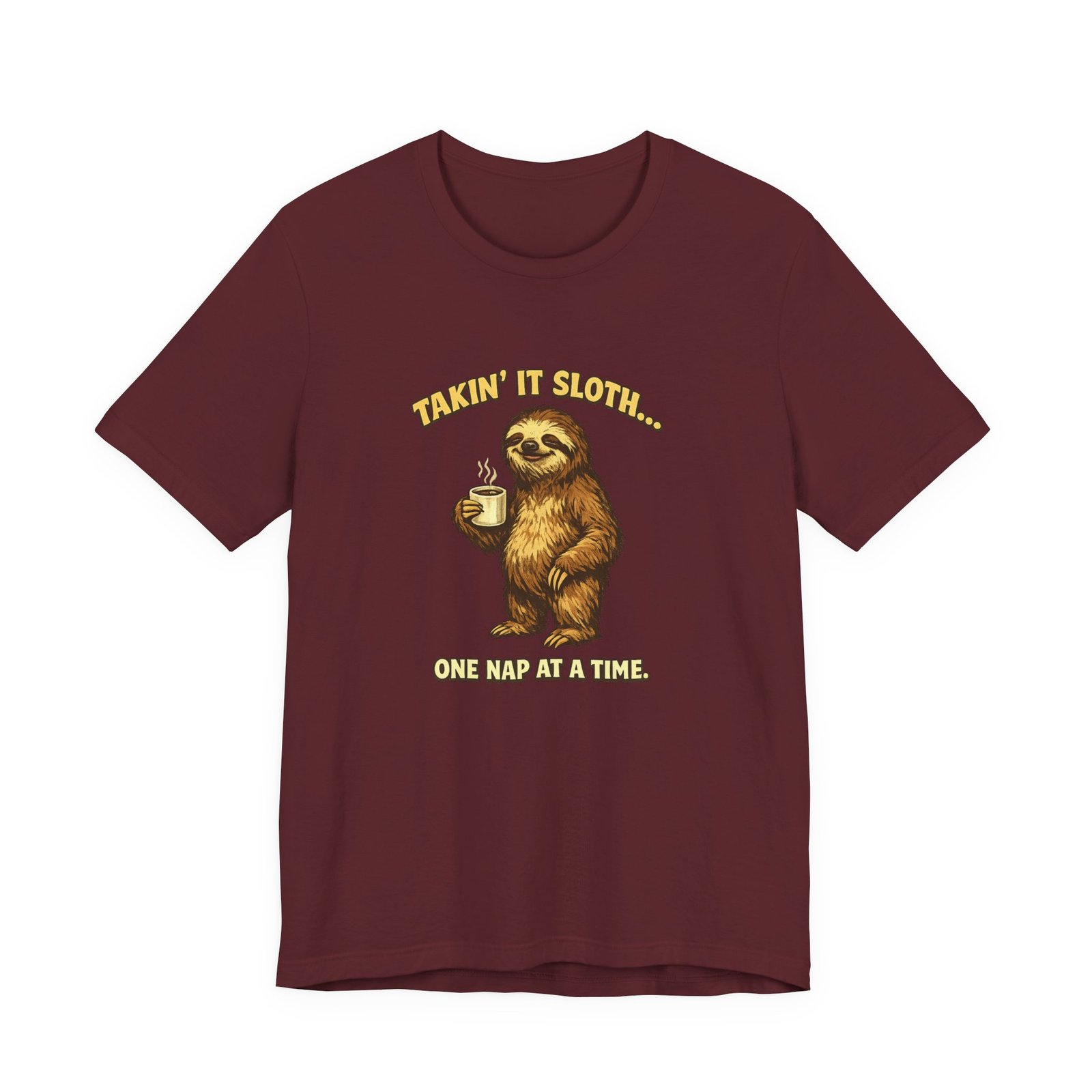 Taking It Sloth One Nap at a Time T-Shirt | Funny Sloth Tee - Image 33