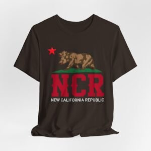 NCR New California Republic Tee — Retro Bear Flag Graphic T-Shirt