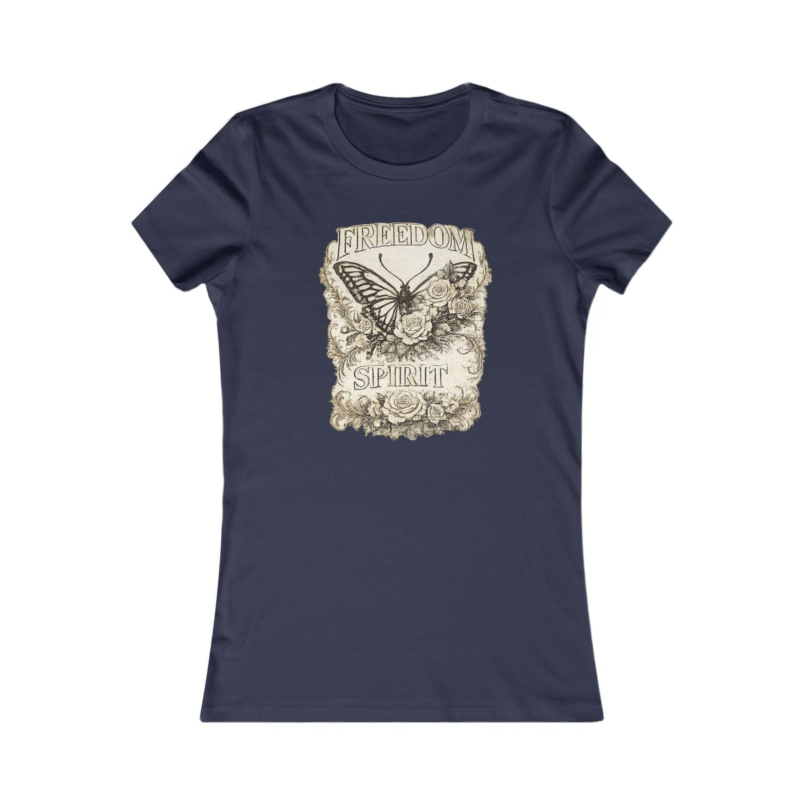 Freedom Spirit Butterfly Tee — Women's Vintage Butterfly Graphic T-Shirt - Image 9