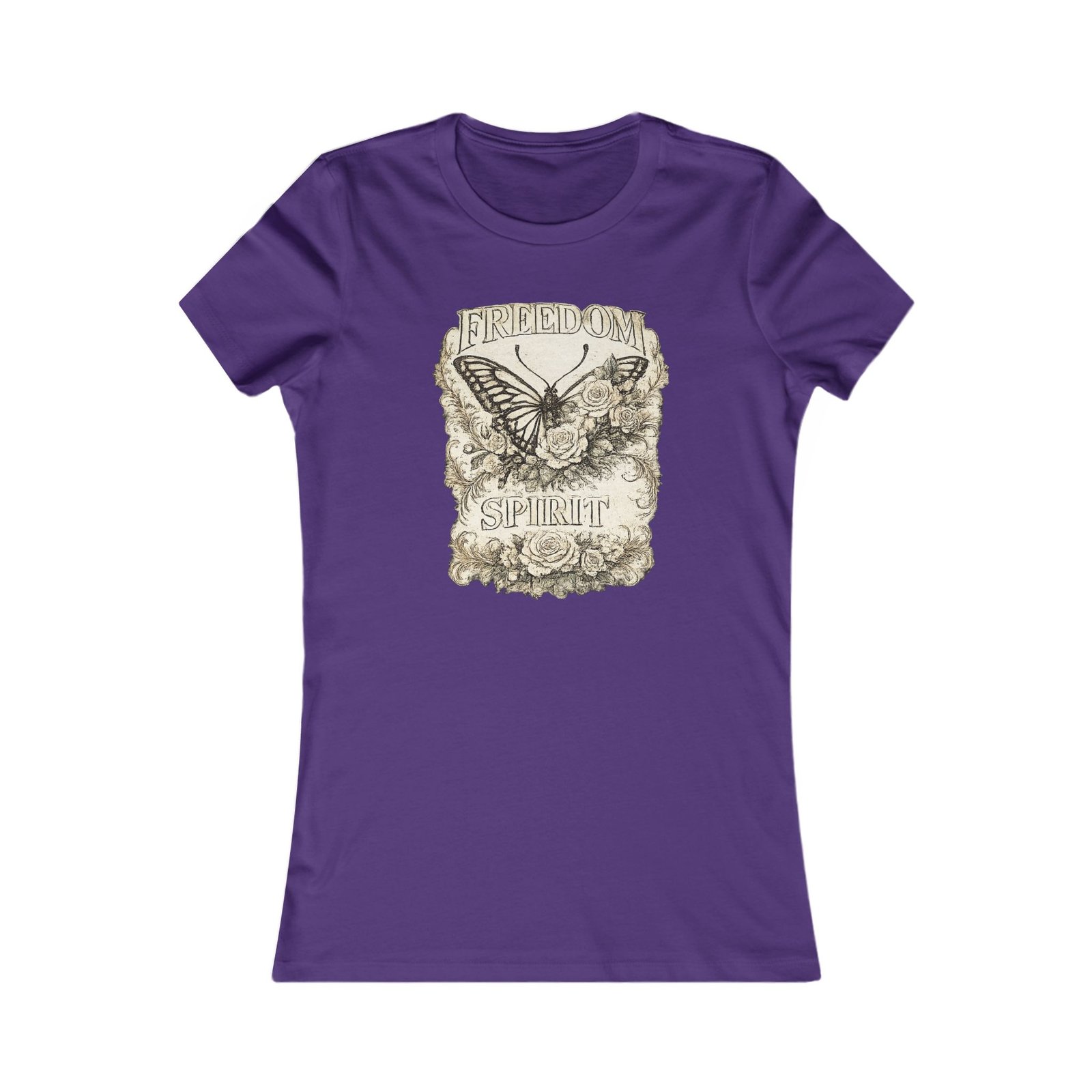 Freedom Spirit Butterfly Tee — Women's Vintage Butterfly Graphic T-Shirt - Image 11