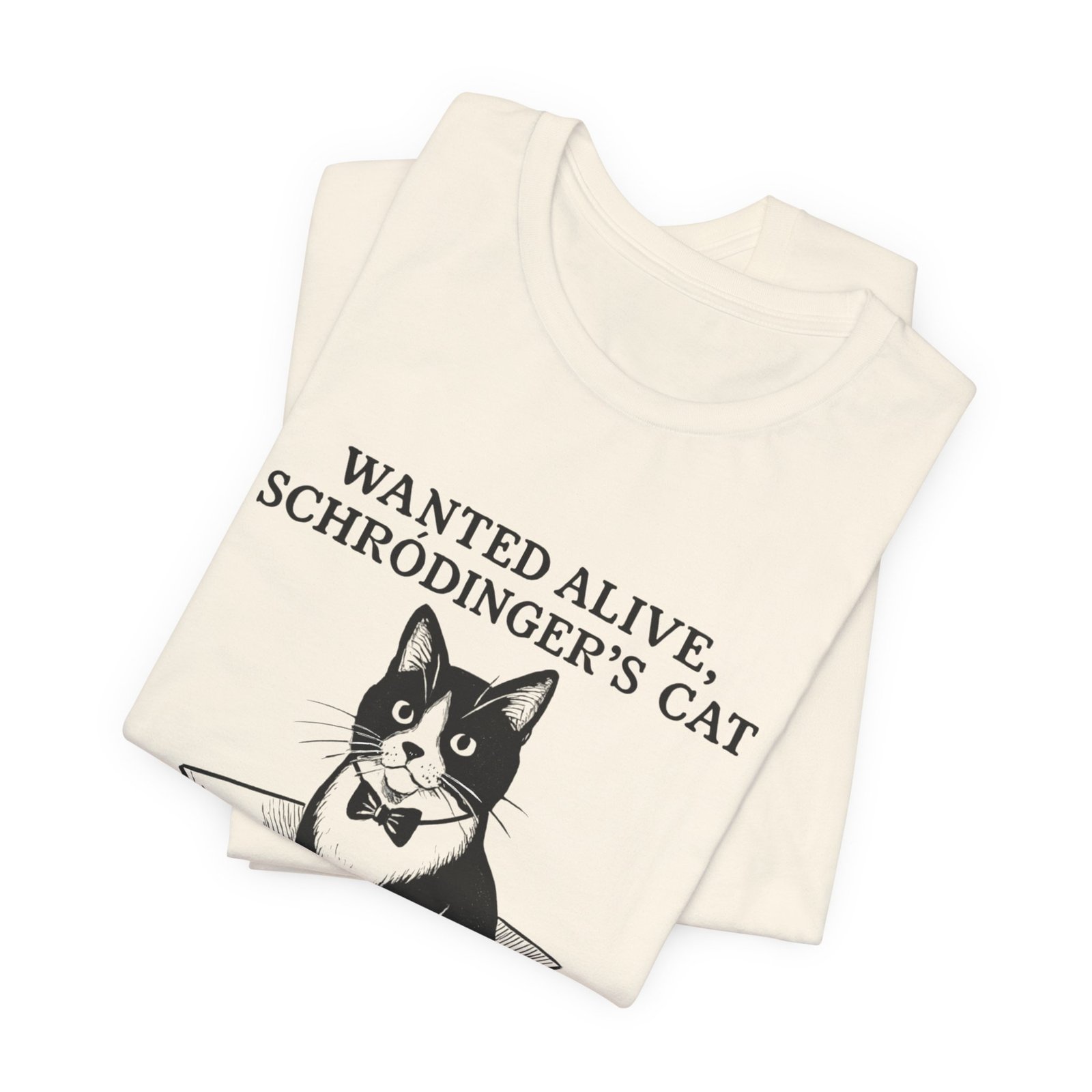 Schrödinger's Cat in Box T-Shirt | Funny Science Cat Tee - Image 11