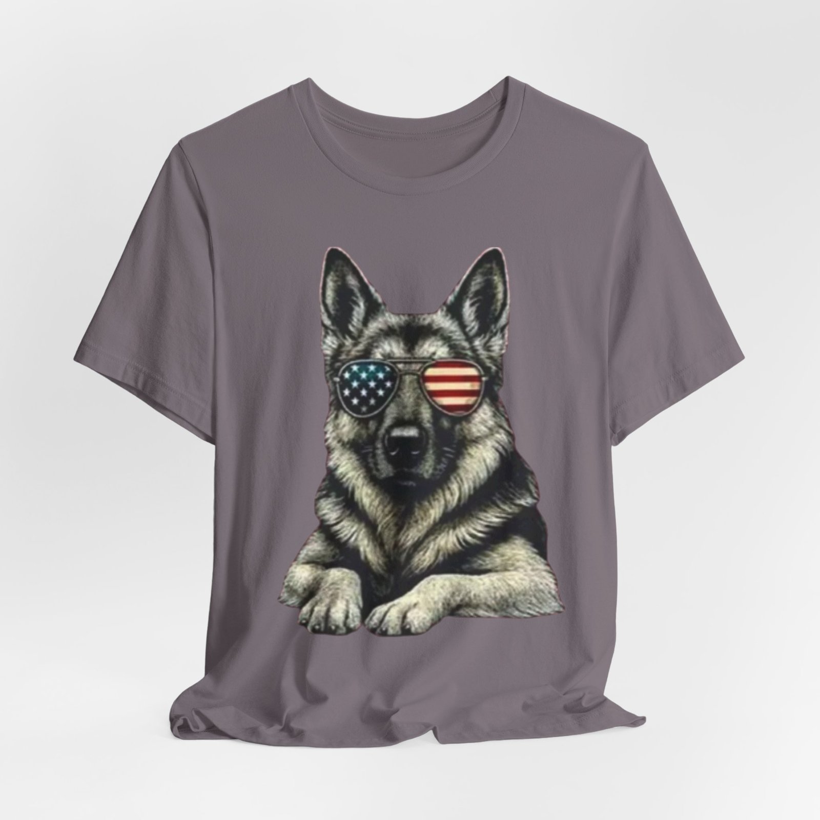 German Shepherd, American Flag Sunglasses German Shepherd T-Shirt - Image 28