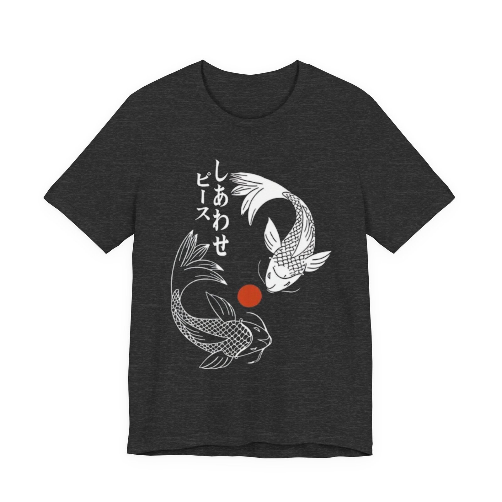 Japanese Koi Fish Short Sleeve Tee, Unisex T-Shirt, Zen Apparel, Gift for Her, Gift for Him, Casual Daily Wear - Image 17