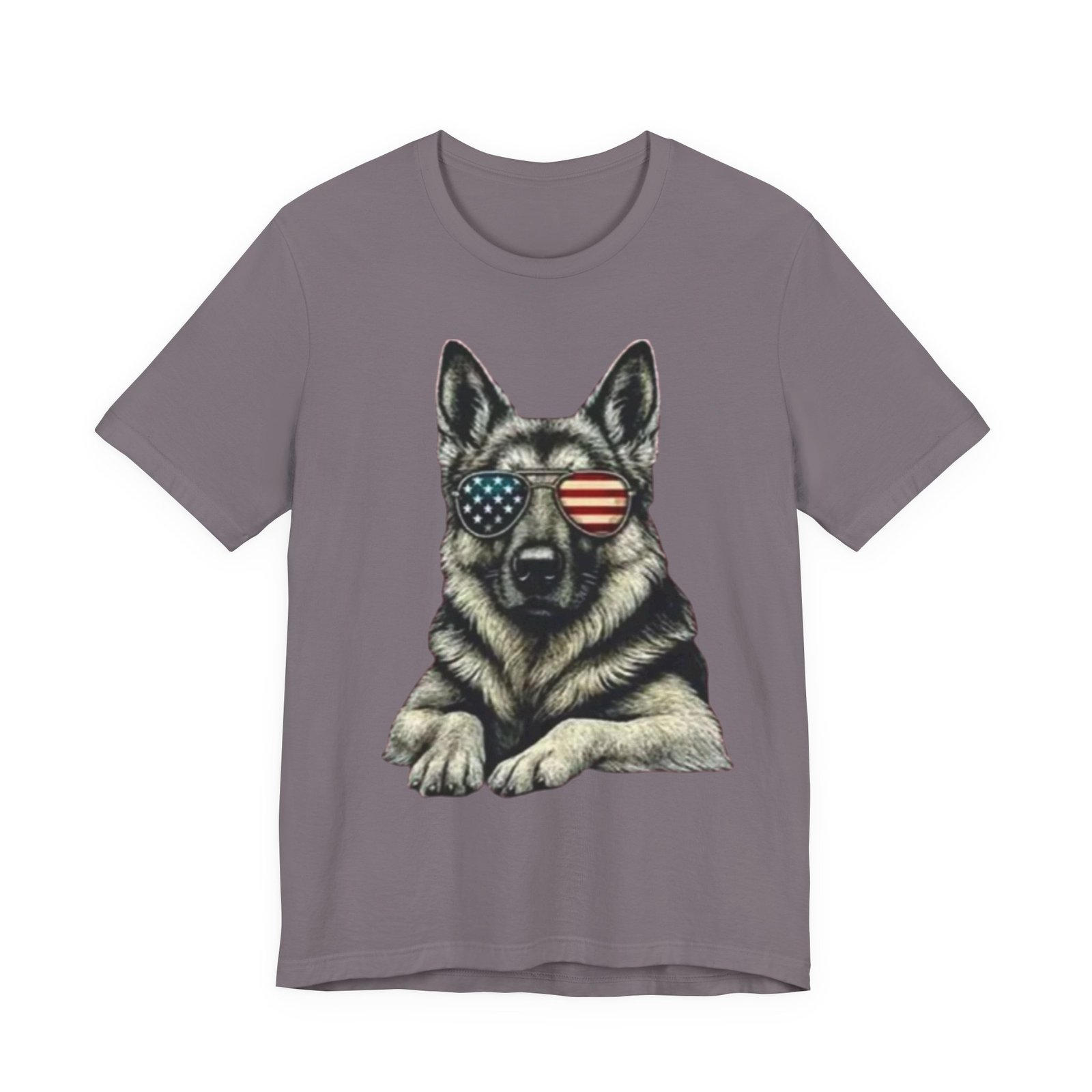 German Shepherd, American Flag Sunglasses German Shepherd T-Shirt - Image 25