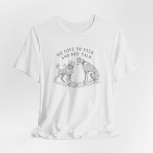 We Love to Talk and Not Talk T-Shirt | Illustrated Dogs Conversation Tee,  Best in Show tee