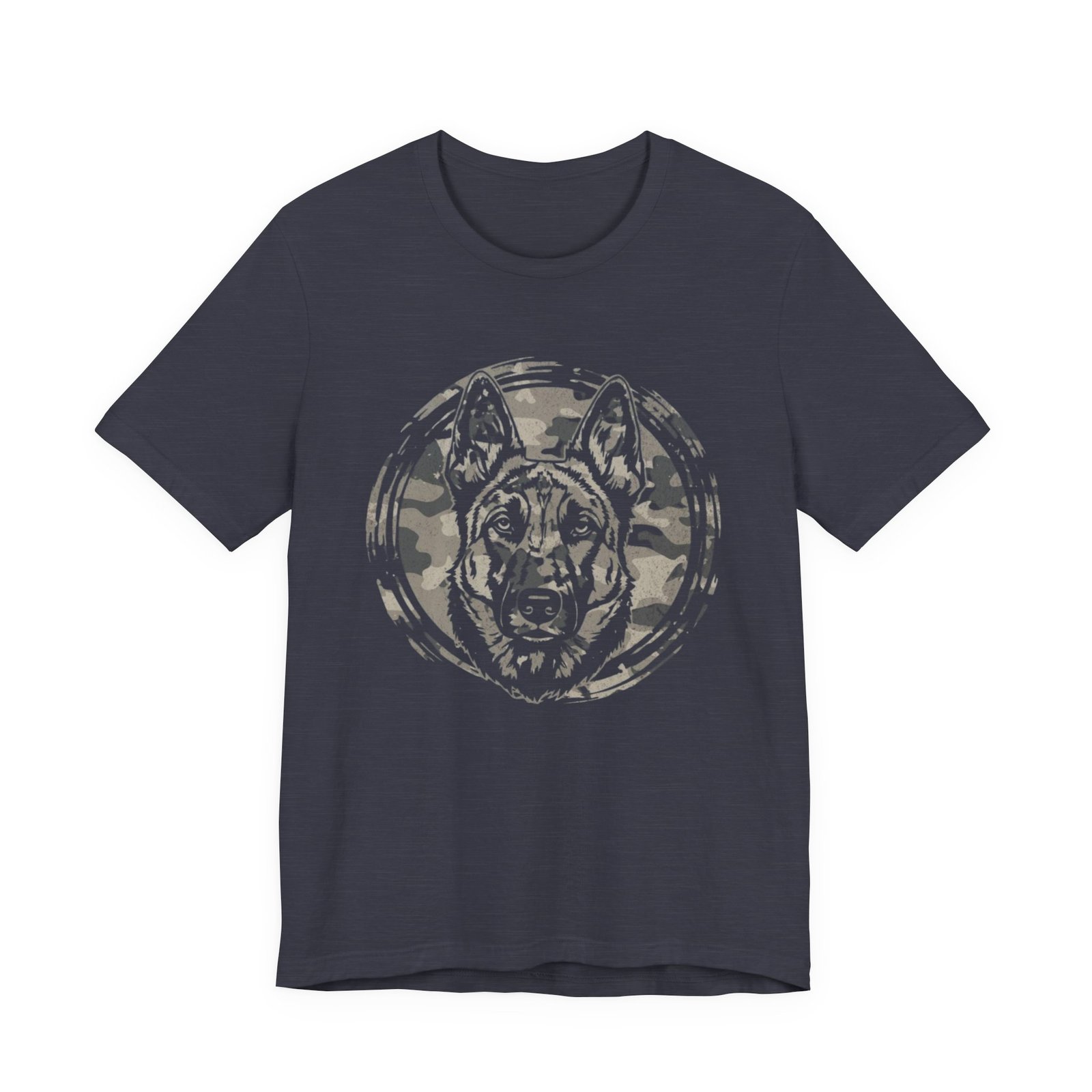Belgian Malinios Graphic Tee – Camo Circle German Shepherd T‑Shirt - Image 21