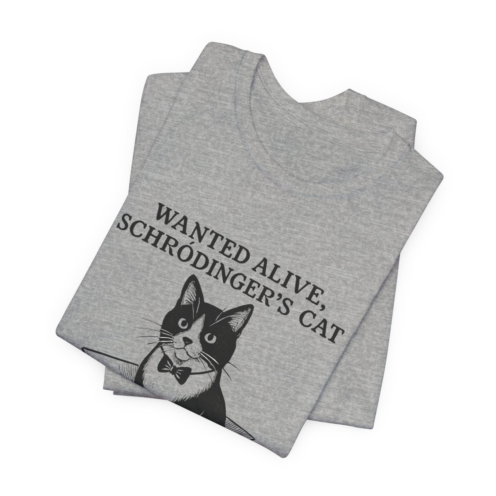 Schrödinger's Cat in Box T-Shirt | Funny Science Cat Tee - Image 23