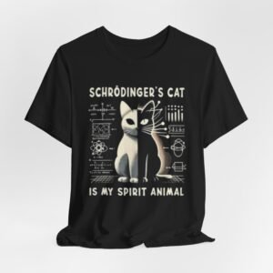 Schrödinger's Cat tee | T-Shirt, Science Cat Illustration