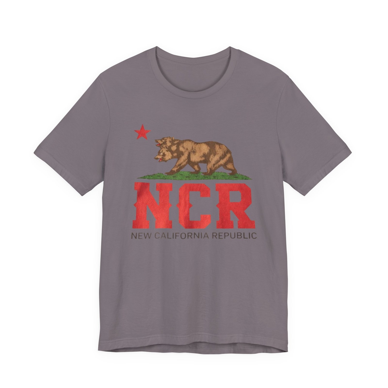 New California Republic Bear Tee — NCR Vintage State Flag T-Shirt - Image 51