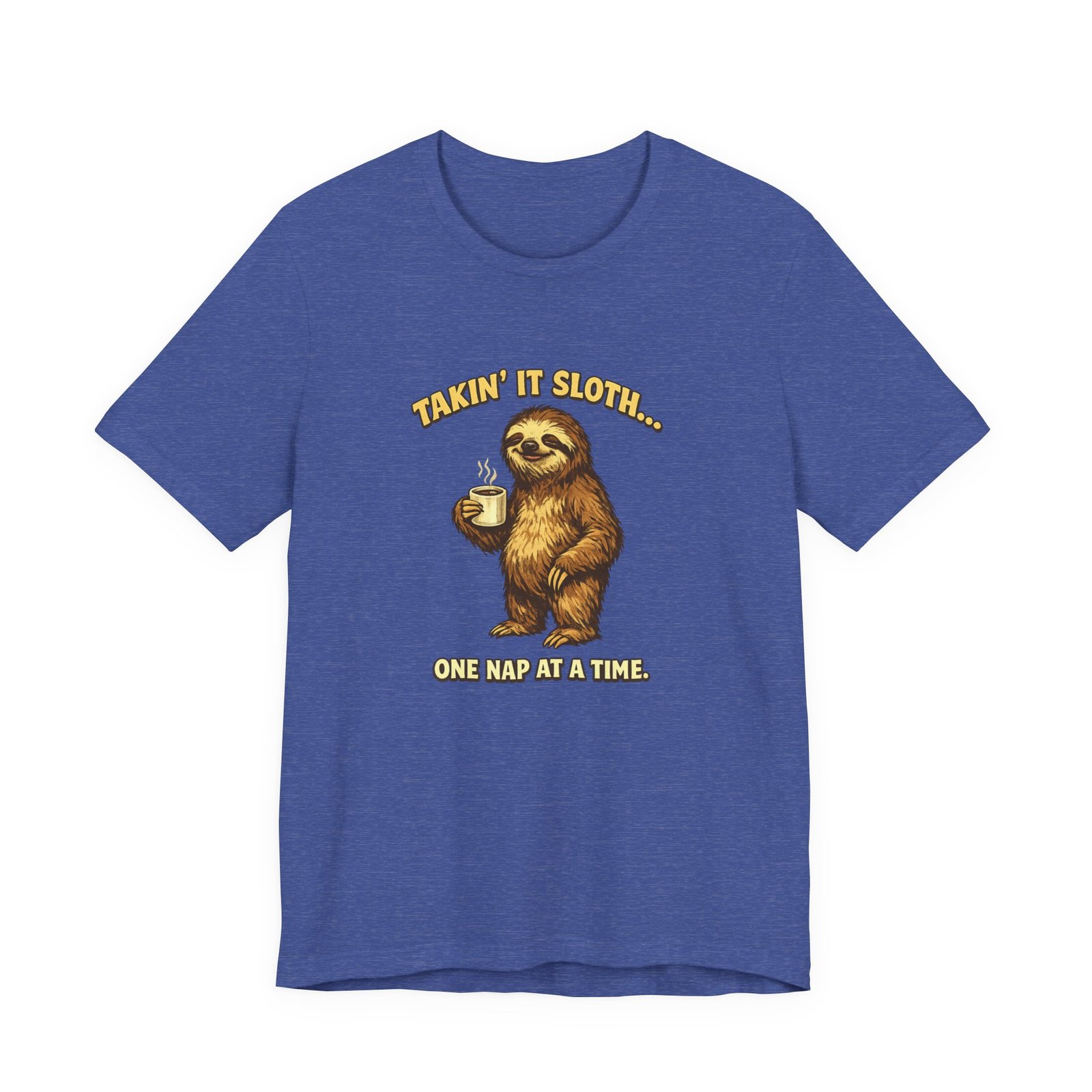 Taking It Sloth One Nap at a Time T-Shirt | Funny Sloth Tee - Image 21
