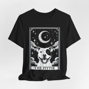 The Pittie Moon Illustration T-Shirt | Pitbull Dog Tee