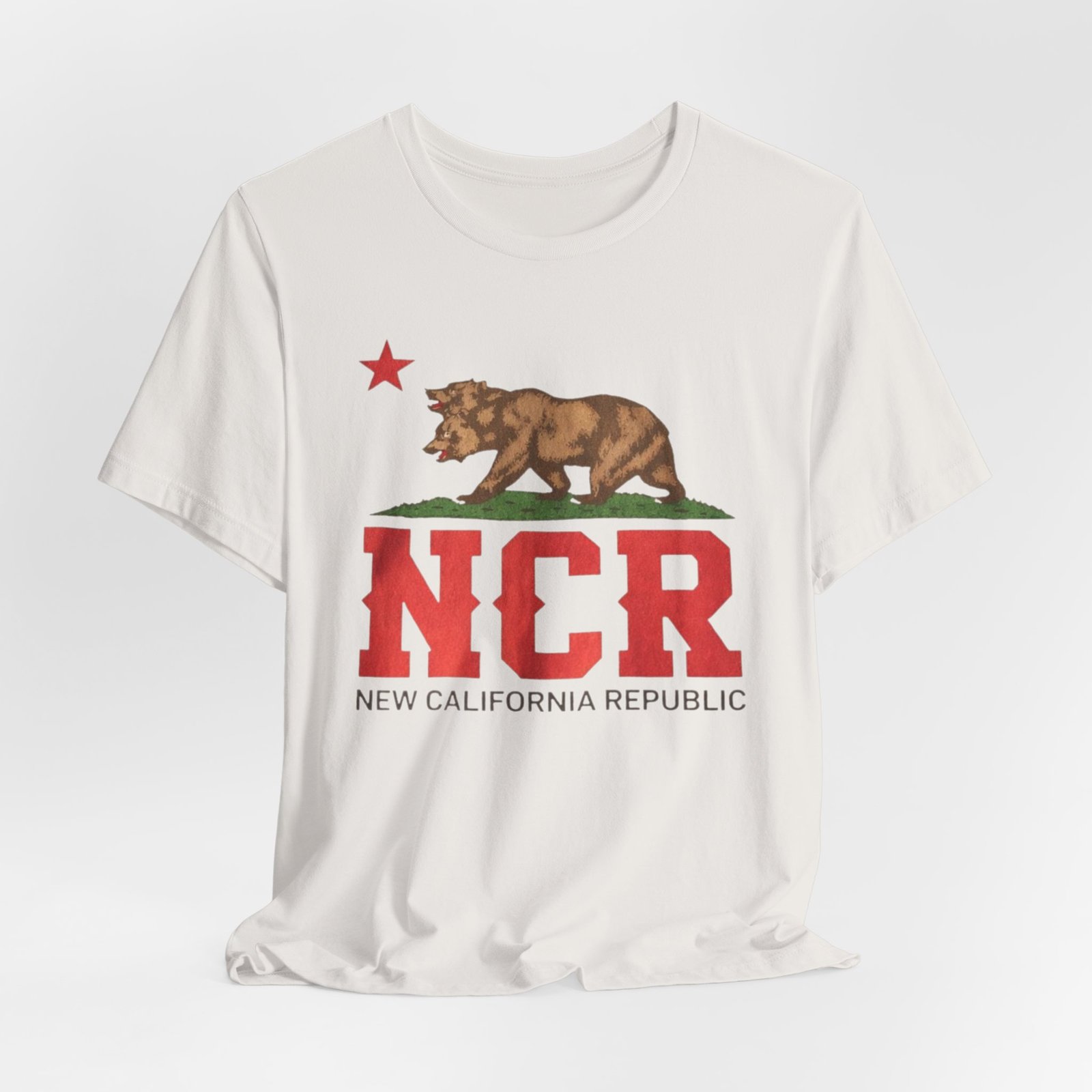 New California Republic Bear Tee — NCR Vintage State Flag T-Shirt - Image 29