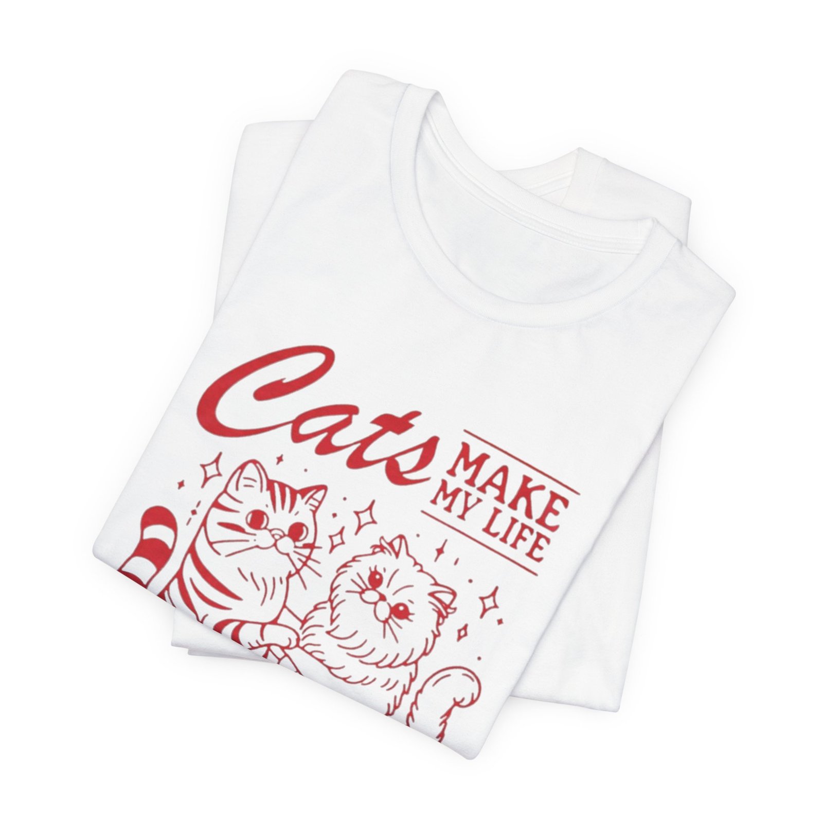 Cat Lovers Unisex Tee, Cute Cat Shirt, Pet Lover Gift, Funny Cat T-Shirt, Personalized Animal Apparel - Image 7