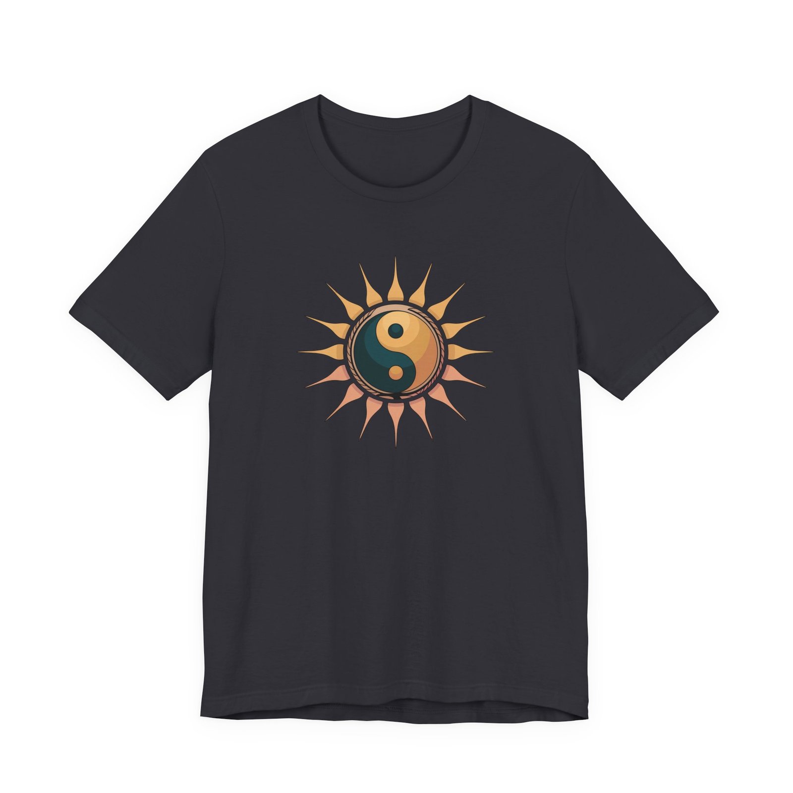 Sun and Moon Yin Yang Tee, Spiritual T-Shirt, Bohemian Style Shirt, Gift for Her, Summer Fashion - Image 13
