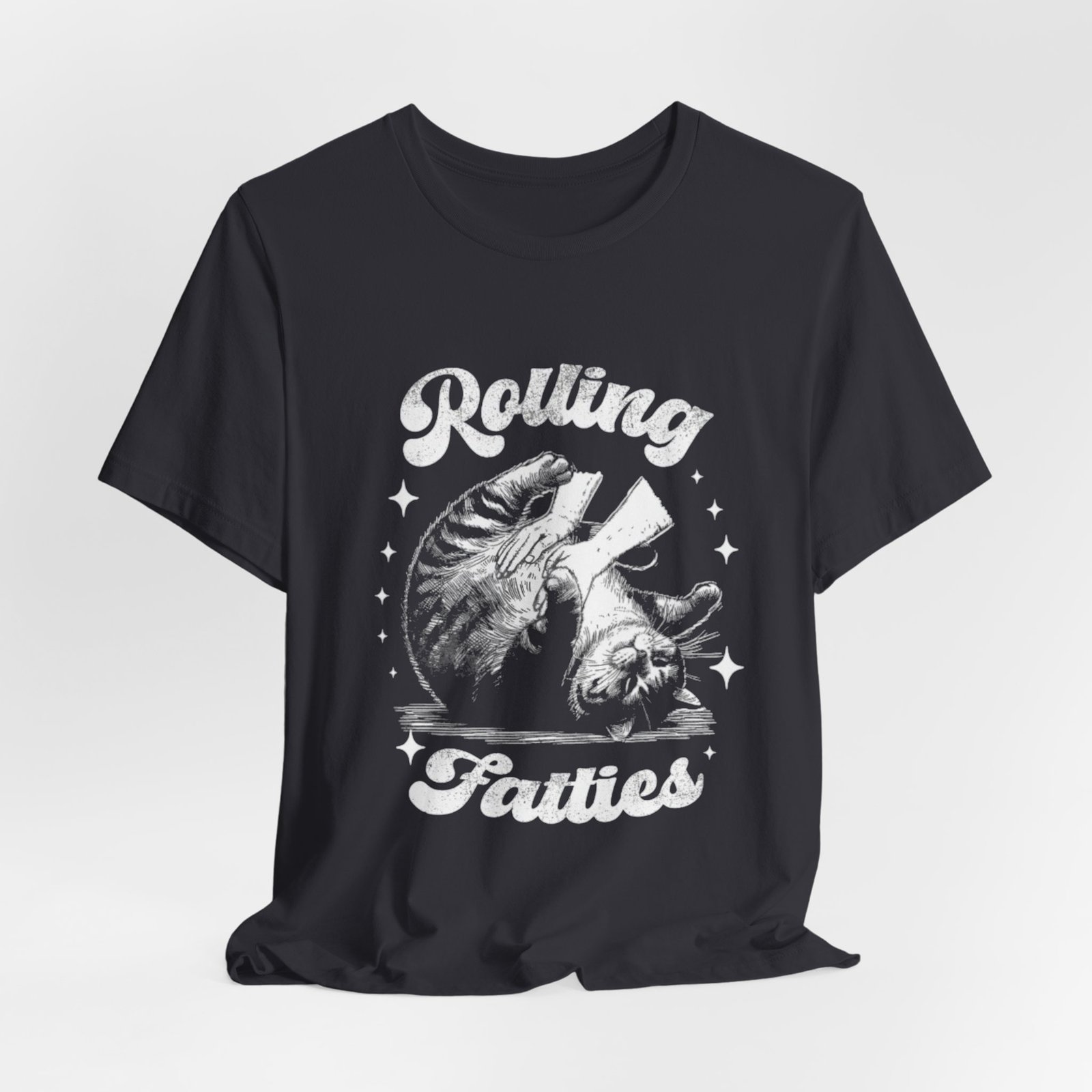 Rolling Fatties Cat Tee | Vintage Octopus Illustration, Nautical Graphic Shirt - Image 12