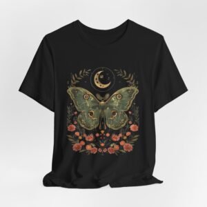 Mystical Butterfly Graphic Tee | Astrology T-Shirt, Nature Lover Gift, Unisex Short Sleeve, Boho Aesthetic, Unique Fashion