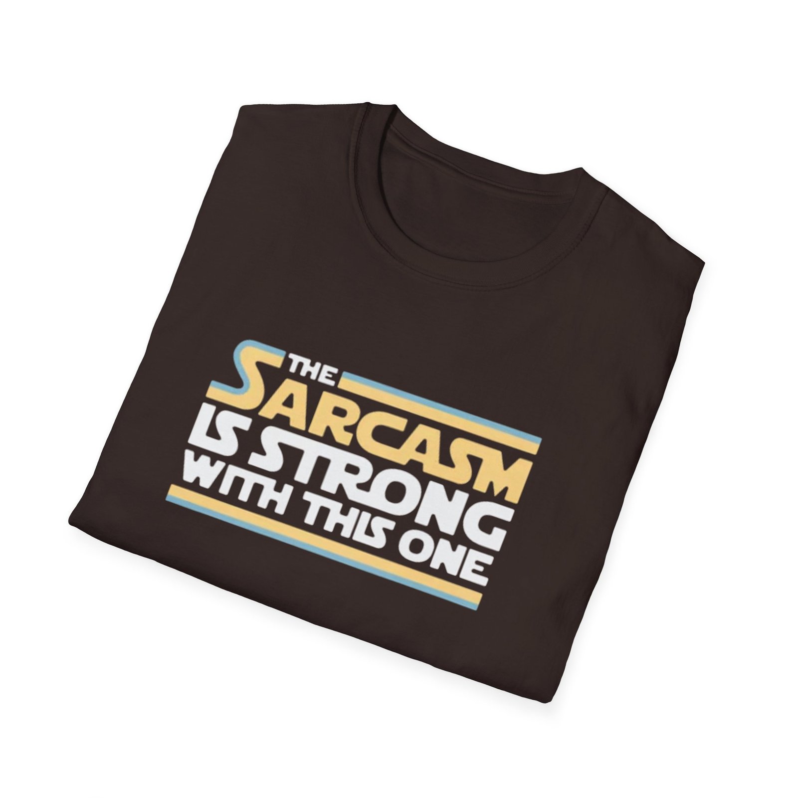 Sarcasm T-Shirt | Retro Striped Typography - Image 8