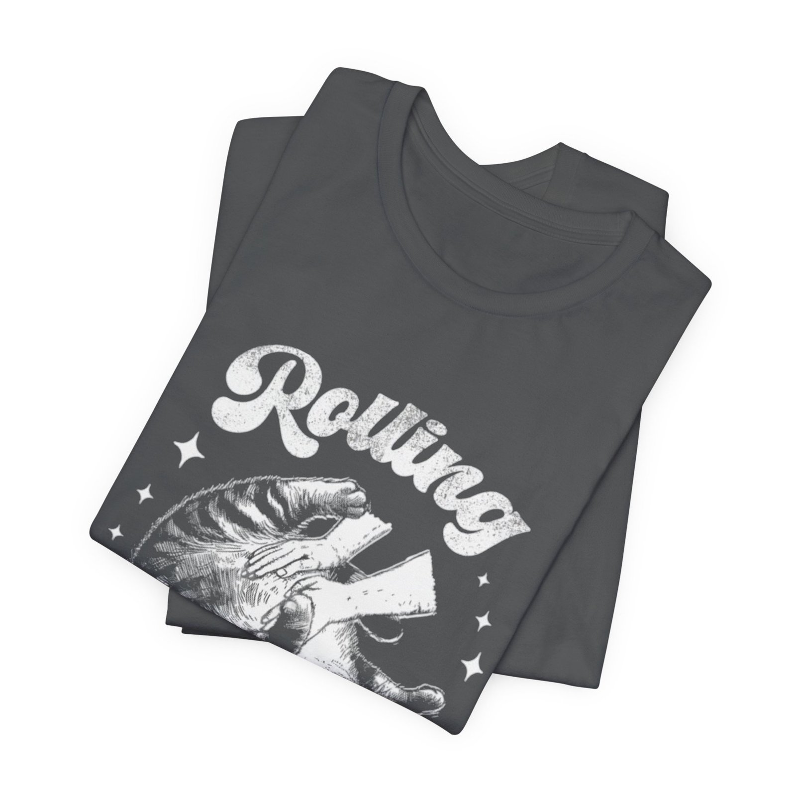 Rolling Fatties Cat Tee | Vintage Octopus Illustration, Nautical Graphic Shirt - Image 19