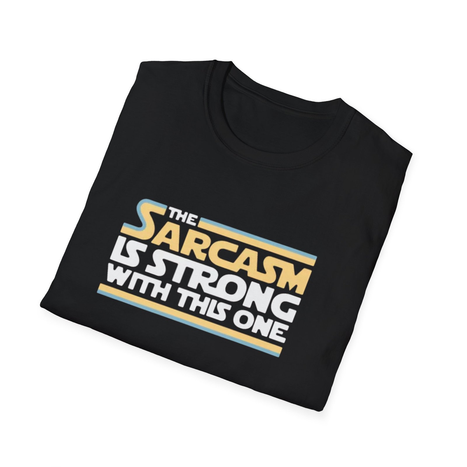 Sarcasm T-Shirt | Retro Striped Typography - Image 4
