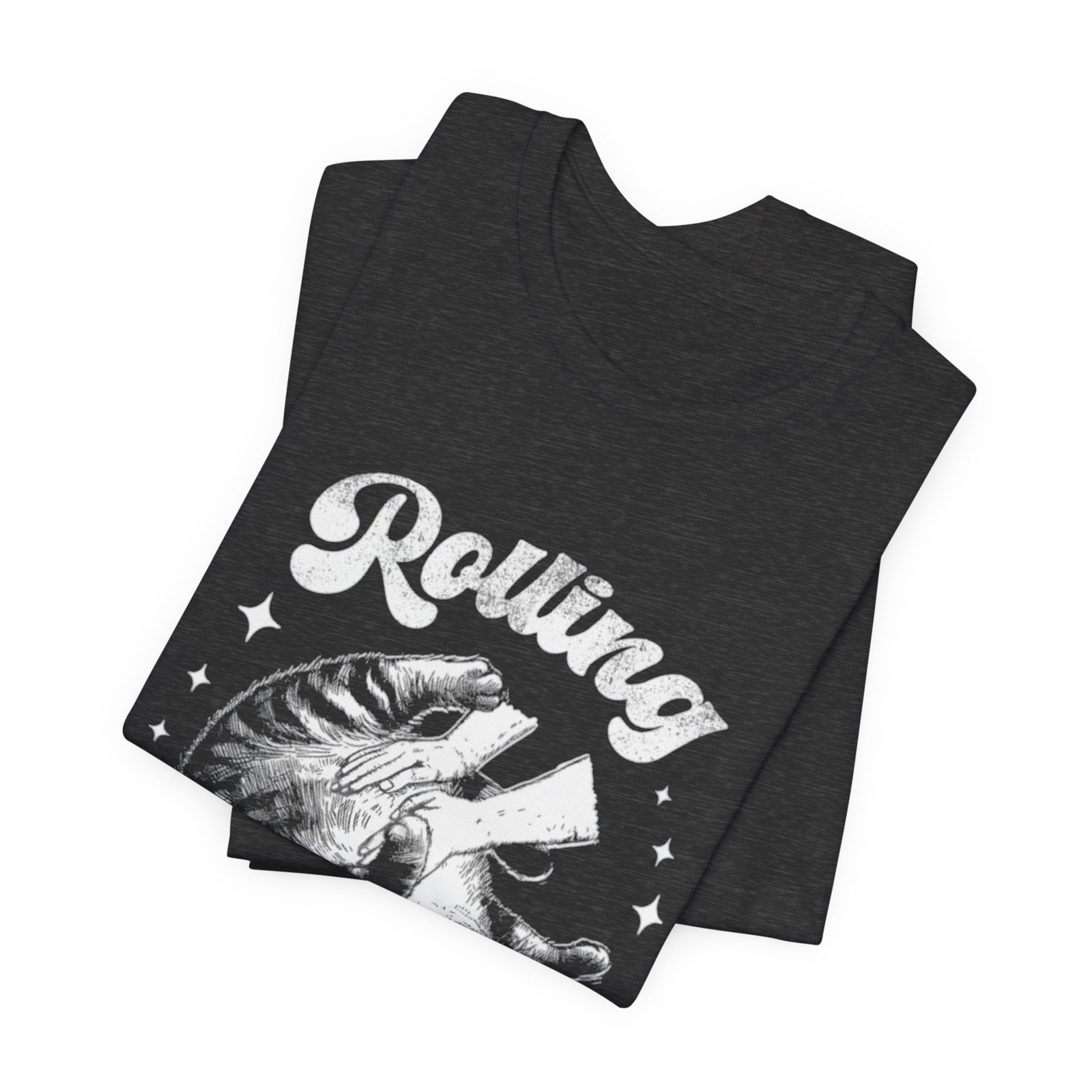 Rolling Fatties Cat Tee | Vintage Octopus Illustration, Nautical Graphic Shirt - Image 23