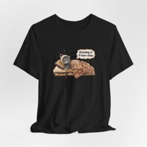 Dreaming of S'mores Cat Shirt Tee | Funny Foodie Cat Shirt