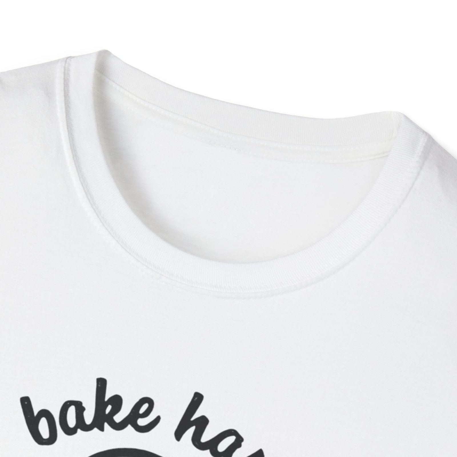 Bake Hard or Go Home T-Shirt | Skull Baker, Rolling Pin & Whisk Design - Image 7