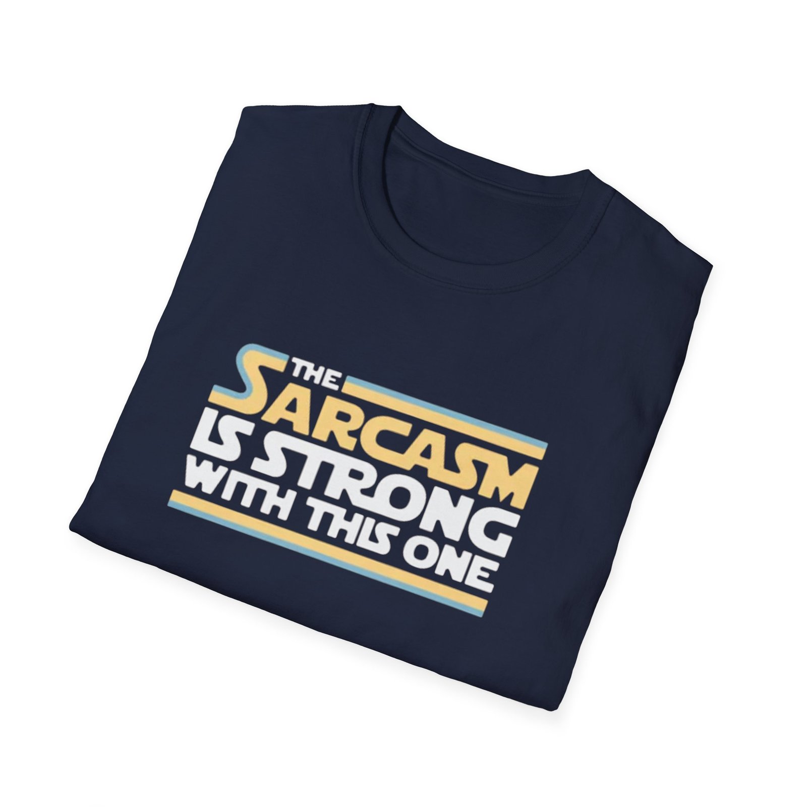 Sarcasm T-Shirt | Retro Striped Typography - Image 20