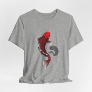 Red Koi Fish T-Shirt | Japanese Ink Fish Tee