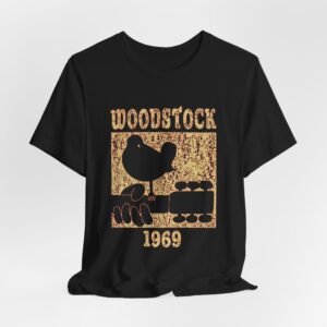 Woodstock 1969 Vintage Tee - Unisex Jersey Short Sleeve T-Shirt, Retro Festival Apparel, Summer Concert Top, Bohemian Style, Music [...]