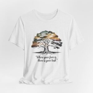 Carl Jung quote tee, Inspired Motivational Tee, nature inspired, Unisex Graphic Shirt, Inspirational Gift, Casual Wear, Eco-Friendly Apparel