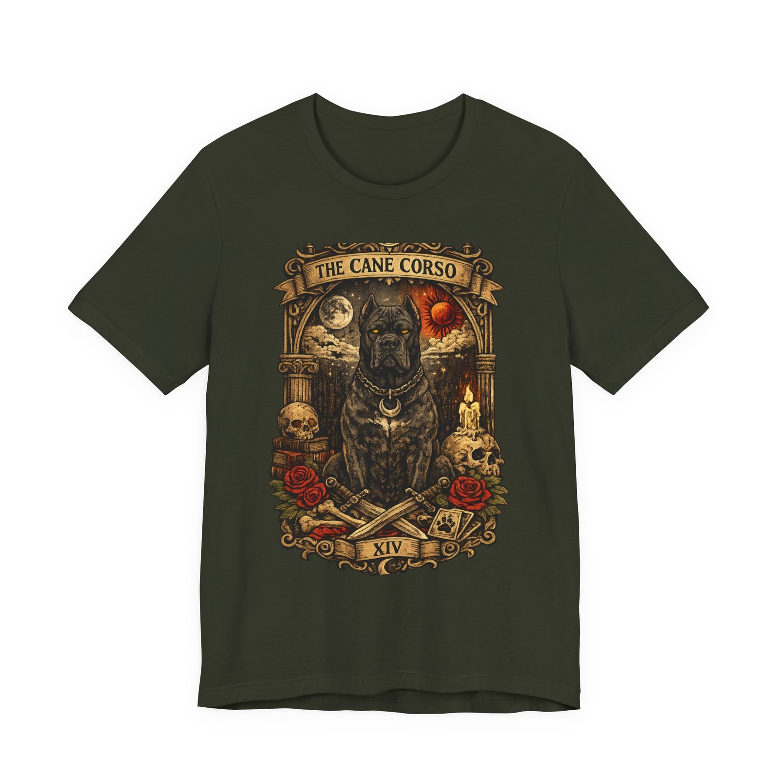 Cane Corso Tarot Style Tshirt, Unisex shirt,Short Sleeve Tee - Image 9