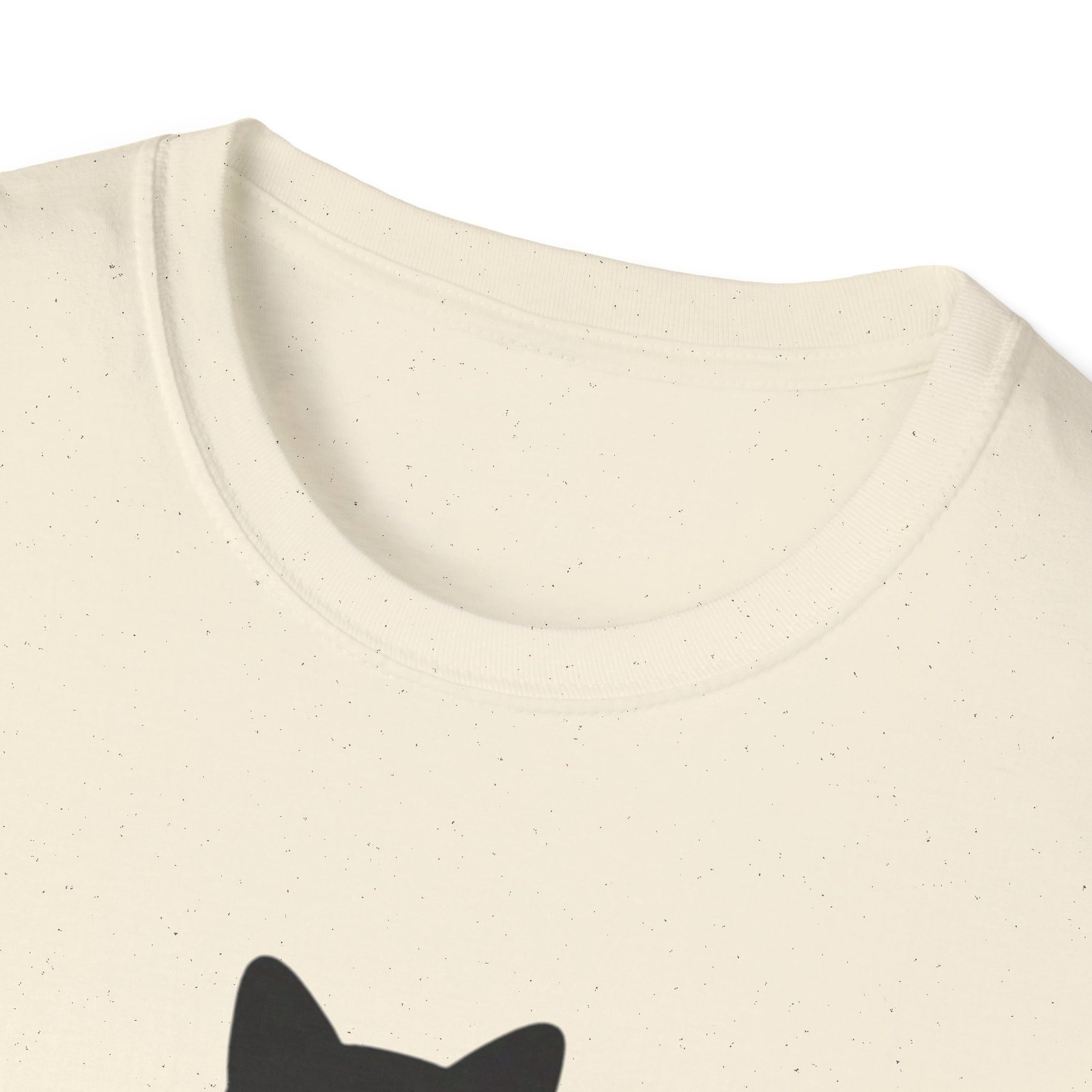 Danger Zone Cat T-Shirt | Cute Black White Cat Holding Sign - Image 11