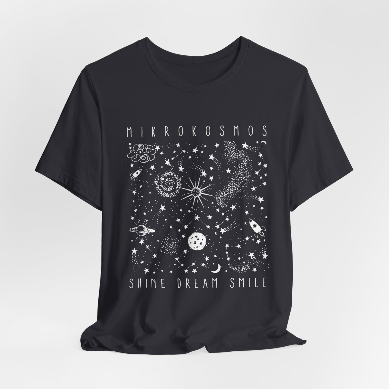 Cosmos Unisex Tee, Space T-Shirt, Microcosmoso Shirt, Spiritual Tee, Celestial Top, Galaxy Shirt, Universe Tee - Image 12