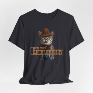 I'll be your Huckleberry, Cowboy Cat graphic tee | Western cat illustration t-shirt