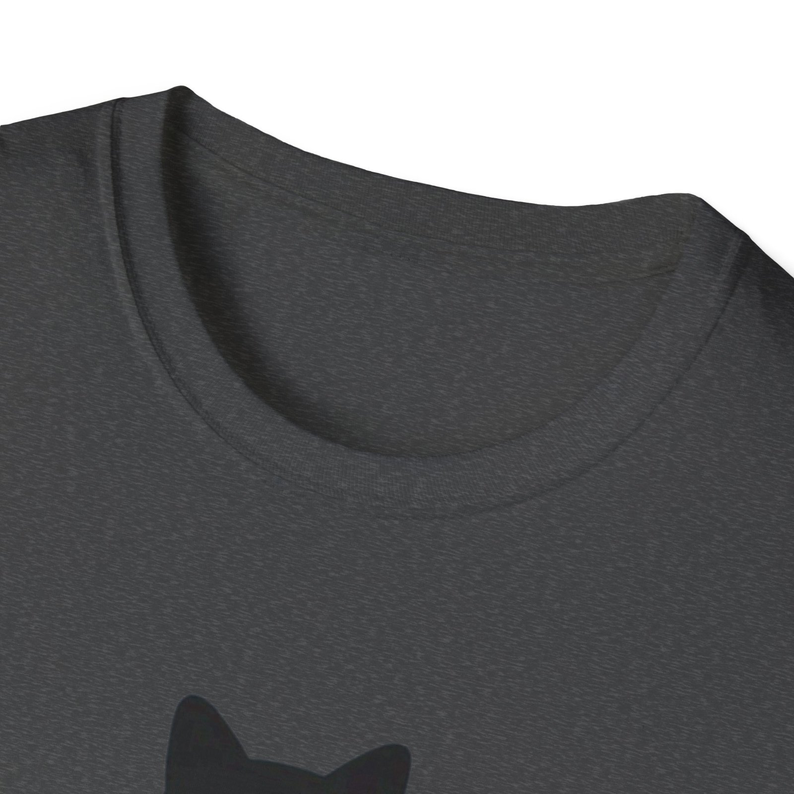Danger Zone Cat T-Shirt | Cute Black White Cat Holding Sign - Image 19