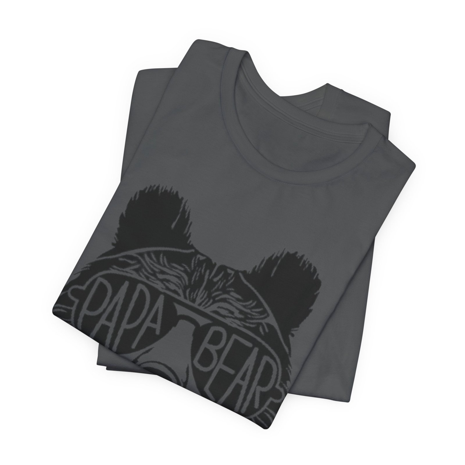 Papa Bear Graphic Tee | Bear Face Sunglasses Dad Shirt - Image 27