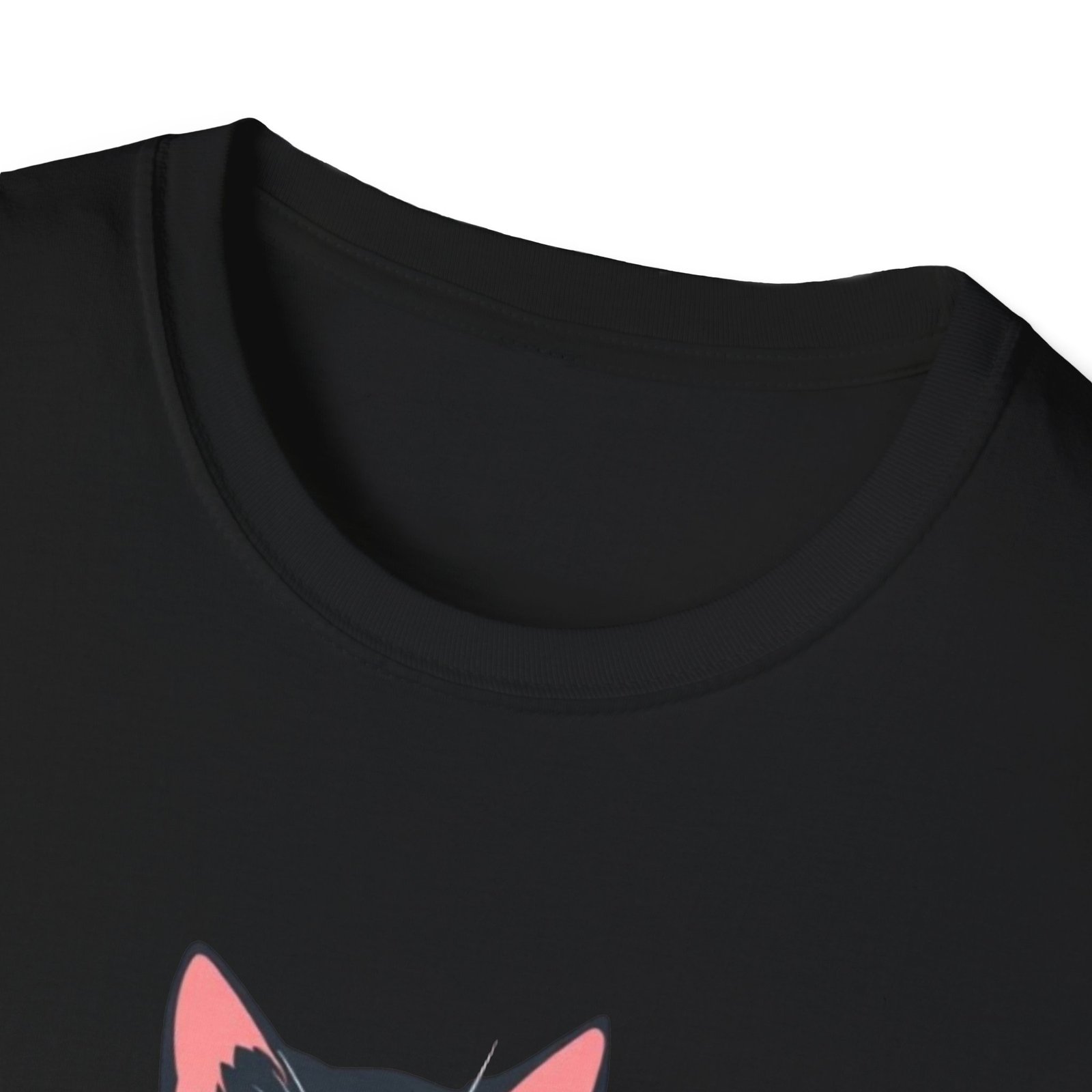 The Cuteness Abides Cat T-Shirt | Tuxedo Cat Illustration - Image 3