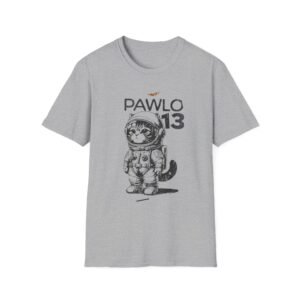 Pawlo 13 Astronaut Cat T-Shirt | Space Cat Illustration