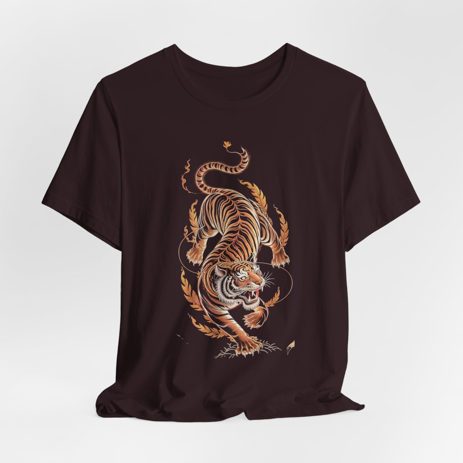 Flaming Tiger Unisex Tee - Bold Graphic, Casual Wear, Gift for Animal Lovers, Streetwear Style, Perfect for Summer - Image 20