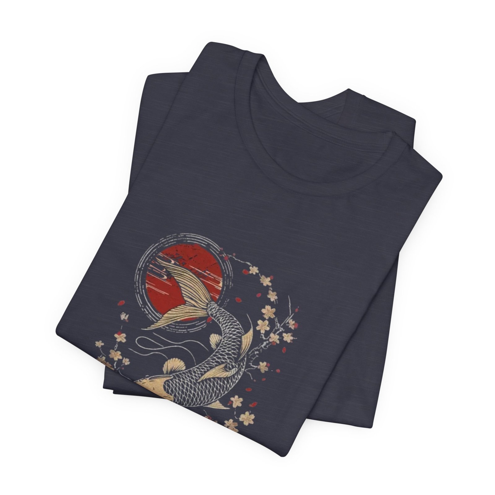 Koi Fish Graphic Tee, Unisex Casual T-Shirt, Gift for Nature Lovers, Cool Summer Top, Japanese Art Apparel - Image 27