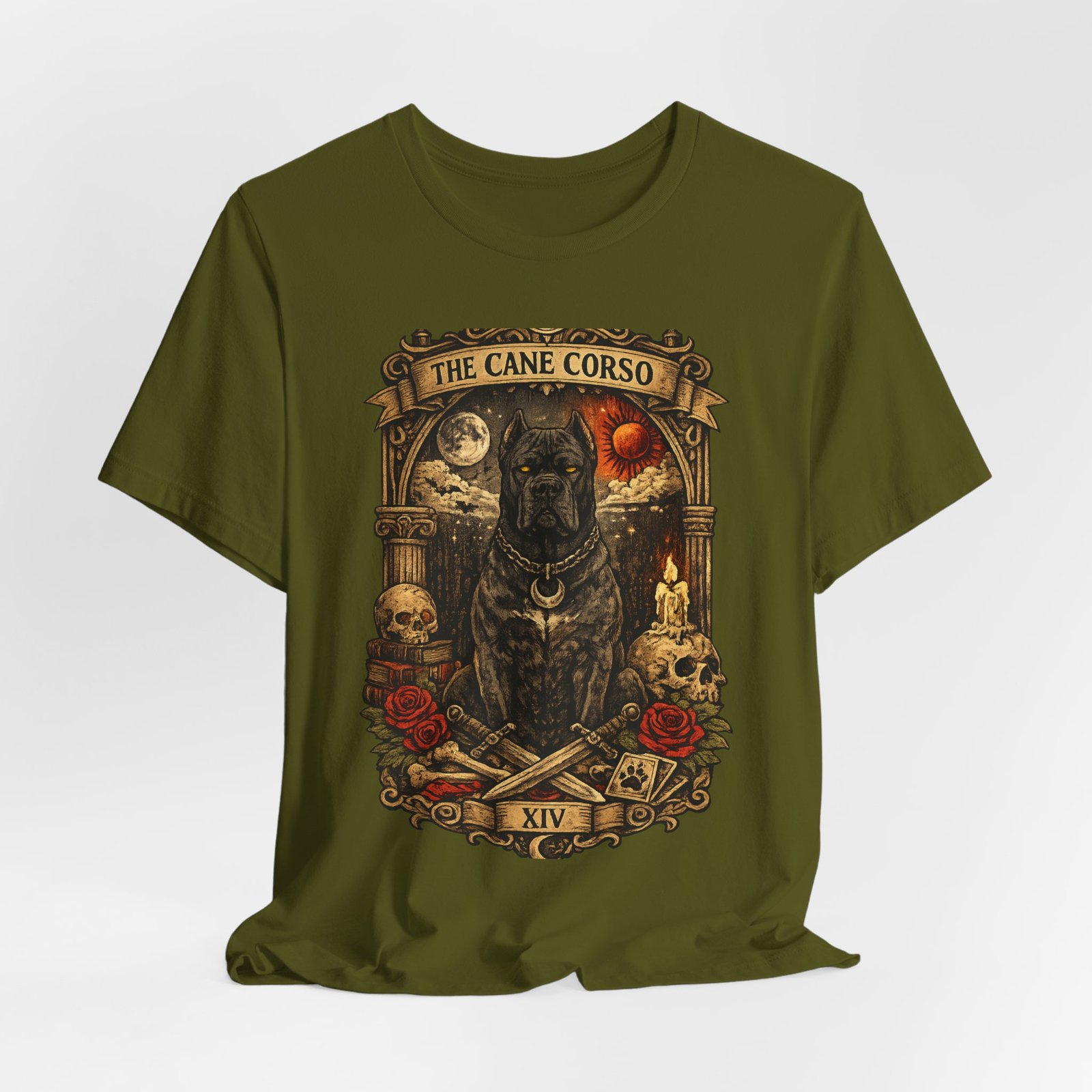 Cane Corso Tarot Style Tshirt, Unisex shirt,Short Sleeve Tee - Image 16