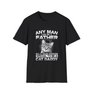 I Am My Father's Favorite Cat T-Shirt | Vintage Cat Illustration