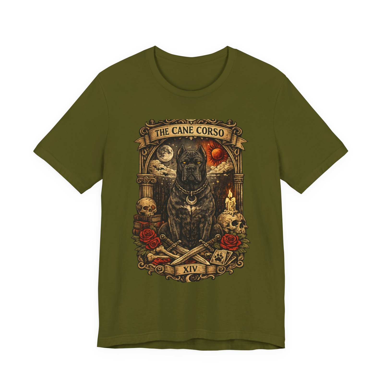 Cane Corso Tarot Style Tshirt, Unisex shirt,Short Sleeve Tee - Image 13